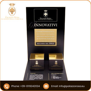 Crème anti-âge pour le visage, ensemble de soins de la peau, présentoir innovant, noir, exposition, ADN cosmétique, Palazzo Rosa Le Stanze Della Cosmetica High - Product Image 2