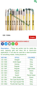 Ágata pulidoras de madera | GS joyería herramientas - Product Image 2