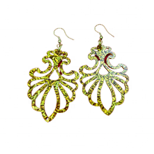 Pendientes de Gota Geométricos Dorados Acrílicos de Moda para Mujer al por Mayor, Tamaño Personalizable, Joyería Elegante y Moderna para Niñas, Día de la Madre - Product Image 4