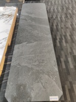 Dalle de porcelaine moderne 800x3000mm, 15mm d'épaisseur, antibactérienne, texture marbre naturel pour comptoirs de cuisine et meubles de luxe
