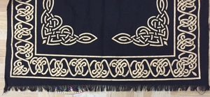 <b>Altar</b> <b>Cloth</b> Printed Pentagram Pantacle New Rectangle Tarot Spread Wiccan Handmade Cotton Home Decor By Indian Consigners - Product Image 6