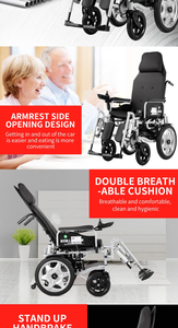 Silla de ruedas eléctrica reclinable, plegable, ligera, Canadá, compra en línea, BZ-6403 - Product Image 5