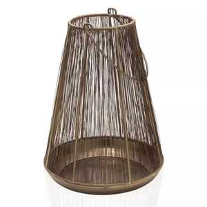 Gold Metal Wire <b>Lantern</b> for Home Decoration - Product Image 1