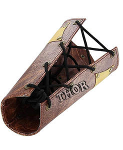 Brazaletes de cuero de los caballeros templarios medievales, brazaletes de armadura de mano para entusiastas de la artesanía de metal - Product Image 3