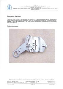 621-12 CE EN353-2 Abrazadera de cuerda de acero de 12 mm, detenedor de caídas, cortador de cuerda - Product Image 4