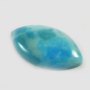 Pedra preciosa sintética de larimar 17x30mm, pedra preciosa 3.25 gms de cabochão popular ig0337