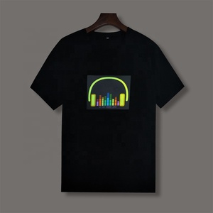 T-shirt led personnalisé avec panneau clignotant, son contrôlé avec onduleur, nouveauté <span class=keywords><strong>2022</strong></span> - Product Image 6