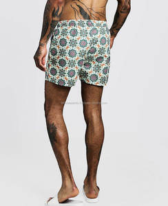 A granel personalizado impreso verano hombres traje de baño 100% poliéster hombres playa sublimación impreso pantalones cortos transpirables nueva moda caliente - Product Image 4