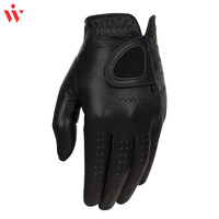 Guantes de Golf de Piel Cabretta Transpirables con Logotipo Personalizado OEM, Blancos, Tallas Personalizadas, Hechos en Pakistán, para Hombres y Mujeres, Uso Deportivo