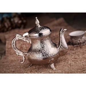 ชุดแก้วกาแฟชาทองเงินตุรกี,ถ้วยชานมแก้วชัยทำด้วยมือหรูหราทำในตุรกีสำหรับเป็นของขวัญ - Product Image 2