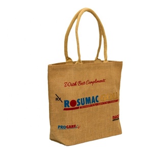 Wholesale Jute Tote Bags Pattern Letter Style Burlap and <b>Hessian</b> <b>Sack</b> - Product Image 2