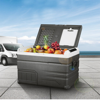Pequeno veículo ao ar livre compressor freezer refrigerador mini portátil 40l 12v carro geladeira