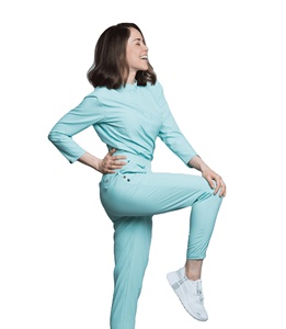 Uniformes Médicos Unisex Ecológicos Antiarrugas de Fácil Cuidado, Conjuntos de Pantalones Deportivos de Poliéster/Rayón/Spandex Suave - Product Image 1