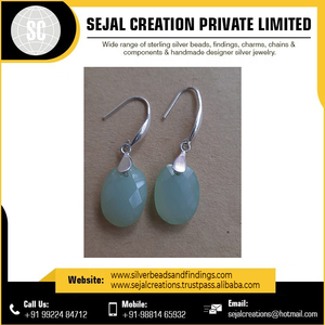 Wholesale Sterling Silver <b>Earrings</b> Gemstone <b>Earring</b> Bulk Exporter From India - Product Image 4