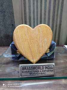 โกศไม้ขัดรูปหัวใจสำหรับผู้ใหญ่อุปกรณ์งานศพโดย brassworld อินเดีย - Product Image 6