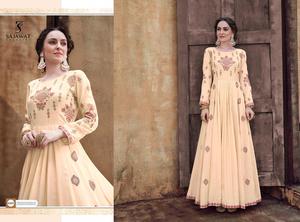 Robe trapèze en coton imprimé indien Kurta/Kurti avec boutons de créateur Robe longue décontractée pour femmes - Product Image 5