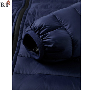 KEVEN IMPEX Classic Comfortable Eco-Friendly Breathable Winter Flight Puffer Jacket Custom Women <b>Men</b> Stand Reversible 100% Silk - Product Image 5