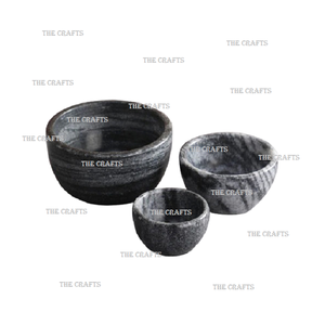 Cuenco de mármol de color gris para servir ensalada, fideos, cuenco de sopa, tamaño y formas personalizados, cuenco para servir con la mejor calidad - Product Image 6