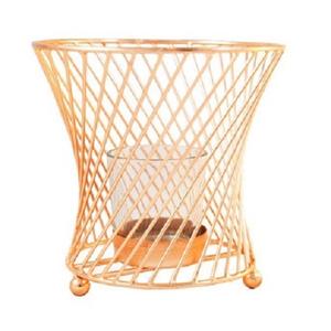 Photophore en aluminium couleur or avec bougeoir votif de la meilleure qualité pour mariage et événement - Product Image 5