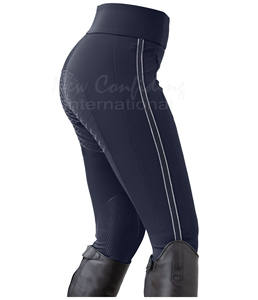 Leggings d'équitation actifs de haute qualité, tendance et performants, personnalisés avec une adhérence en silicone intégrale pour un confort optimal - Product Image 1