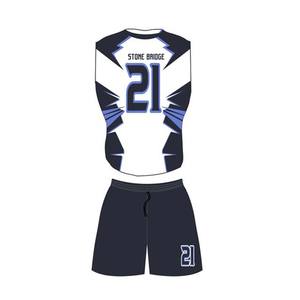 Nouveau paquet vierge personnalisé tendance drapeau d'entraînement de quart-arrière 7 sur 7 ensemble de compression sublimé maillots 7v7 uniforme de football - Product Image 5
