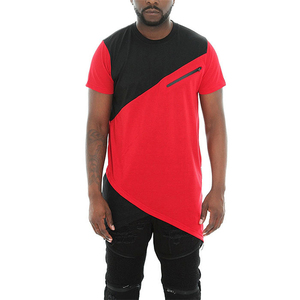 Camiseta de Manga Larga con Cuello en V para Hombre, Negra, con Logotipo Impreso Personalizado de Alta Calidad, Poliéster/Algodón, 300g, Venta al Por Mayor - Product Image 1