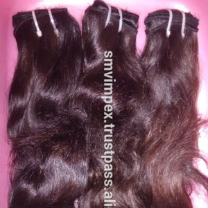 Pas de processus de vapeur. Tissage de cheveux humains Remy indiens vierges à la mode non traités de l'Inde. Cheveux indiens non transformés - Product Image 3