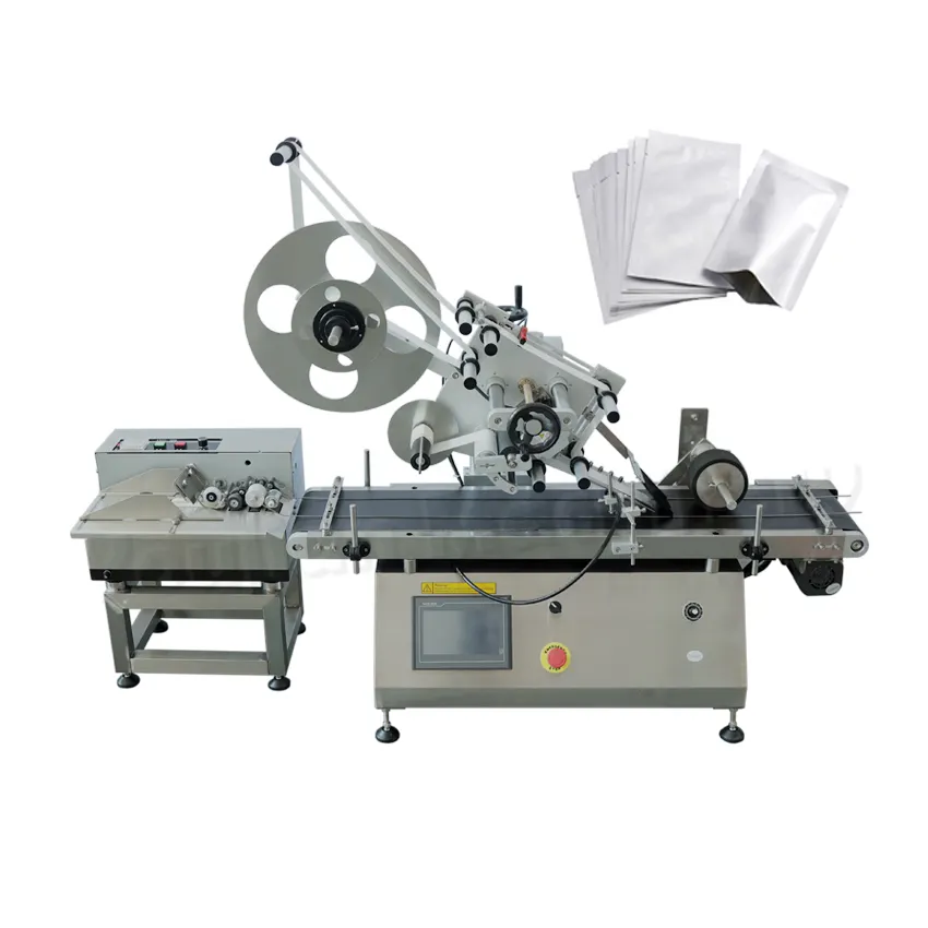 YL-DL Máy tính để bàn hộp thẻ labeler túi nhựa Túi Máy dán nhãn với phân trang trung chuyển bột chai nhựa nhà máy tag máy