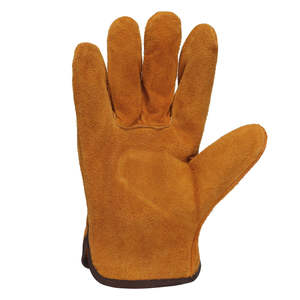 Guantes de Conducción de Cuero Vacuno Dividido con Pulgar Recto, Resistentes al Calor, de Uso General, Grado AB, Sin Forro, Guantes de Trabajo de Alta Resistencia - Product Image 3