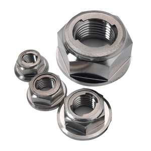 Qyx đánh bóng metric/Imperial lớp lớp 4 M3 M4 M5 <span class=keywords><strong>Hex</strong></span> tay trái Titanium Nylon chèn khóa Nut cho xử lý nước chăm sóc sức khỏe - Product Image 3
