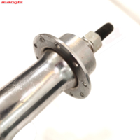 Moyeu arrière pour vélo tout terrain, barillet fin ouvert, 3/8\" x 170 mm, BMX, 4 roulements étanches, pièces de vélo multi-vitesses, moyeu en acier au carbone