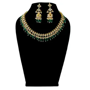 Pachi Kundan jewellery Necklace Set