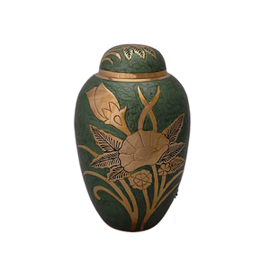 Urnas de cremación de latón de diseño fantástico con urnas de cenizas humanas de tamaño personalizado de Color rosa de calidad de lujo de la India - Product Image 4