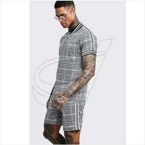 High Quality Workout Sports 2 Piece Short Sets Quick Dry Mens Gym Tshirt