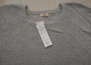 Ropa/Artículos con Etiquetas de Marca, Suéter Casual de Punto para Mujer, Manga Larga, Nuevo Diseño, Lote de Stock de Bangladesh - Product Image 2