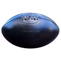 Alta calidad Retro estilo antiguo hecho a mano fútbol americano promoción logotipo personalizado hecho a mano cuero genuino Vintage pelota de Rugby