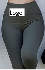 Pantalones de Yoga de cintura alta para mujer, mallas de entrenamiento para correr, 92% poliéster, 8% LICRA - Product Image 3