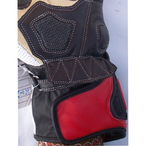 Gants de moto en cuir à doigts entiers - Imperméables, compatibles avec les écrans tactiles, respirants, antidérapants, fermeture à boucle, gants anti-UV - Product Image 2