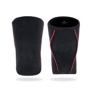 Logo personnalisé le plus vendu manchons de compression en néoprène pour genoux haut de protection souple pour l'haltérophilie et l'haltérophilie - Product Image 2