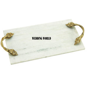 <b>Marble</b> Serving <b>Tray</b> Customized Shape Handmade Designer Platter Customized Finished Wholesale Luxury <b>Marble</b> Serving <b>Tray</b> - Product Image 6