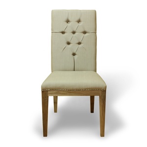 Sillas de comedor de madera maciza con acabado desgastado antiguo, reciclar madera de teca - Product Image 3