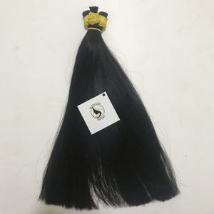 Top Quality Raw Indian Temple <b>Hair</b> 8-32 Inches Human <b>Hair</b> <b>Extension</b> No Weft Bulk <b>Hair</b> <b>Extensions</b> Vendor - Product Image 3
