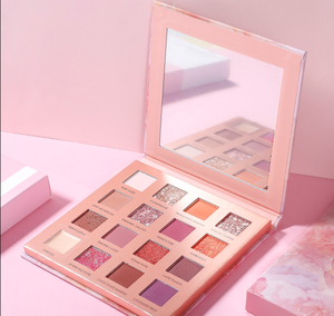Brillo mate tonos Etiqueta Privada cosméticos paleta de sombra de ojos OEM ODM maquillaje personalizar <span class=keywords><strong>16</strong></span> colores paleta de sombra de ojos - Product Image 3