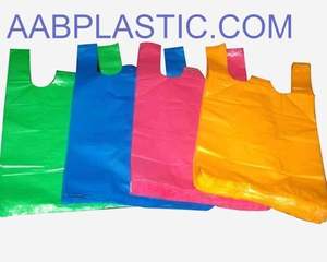Bolsa de camiseta y refuerzo lateral de alta calidad, Asa de chaleco de plástico, bolsas para sacar para uso en supermercados - Product Image 6