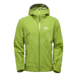 Veste de pluie à capuche avec fermeture éclair pour hommes, tissu tricoté avec logo personnalisé pour les saisons d'hiver et de printemps, prix de gros - Product Image 6