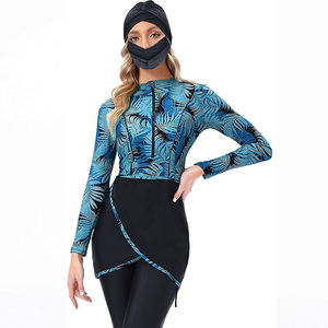 Maillot de bain personnalisé hijab, 2 pièces, vêtements de plage pour femmes musulmanes, maillot de bain mode de luxe, marque privée, service islamique OEM pour femmes, imprimé pour adultes - Product Image 3