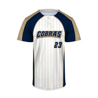 Camiseta de béisbol de equipo a rayas para hombre, uniforme de béisbol con estampado personalizado, sublimación, a la venta, OEM