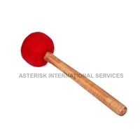 Nepal-Made High Quality Red Wooden Striker for Easy Handling High Resonance Singing Bowl Gong Percussion Instrument Asterisk