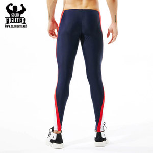 กางเกงรัดกล้ามเนื้อของผู้ชายกางเกงรัดรูปเล่นโยคะเล่นยิมแห้งเร็วพิมพ์ลาย - Product Image 6