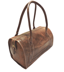 Petit sac à main en cuir véritable personnalisé élégant voyage de nuit week-end salle de sport sport sac à bagages cabine pour usage quotidien Designer - Product Image 1